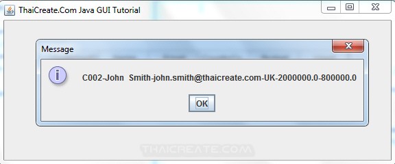 Java GUI Retrieve List Data from Database Java GUI Retrieve List Data from Database