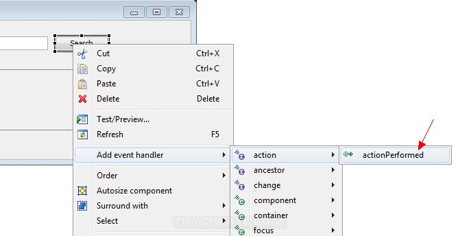 Java GUI Search Data from Database Java GUI Search Data from Database