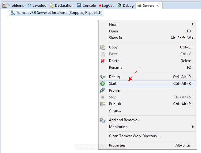 การติดตั้งและ Config โปรแกรม Eclipse IDE กับ Server (Apache Tomcat)