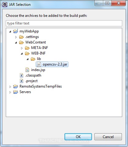 JSP and Eclipse Include Adding external Jar Library (Eclipse)