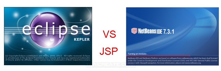 JSP Netbeans between Eclipse