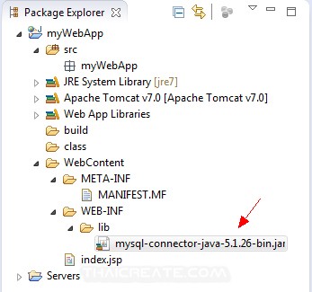Example : JSP Connect to Database (Java)