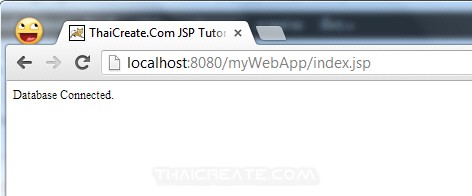 JSP Connect to Database