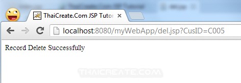 JSP Delete data in Database JSP Delete data in Database