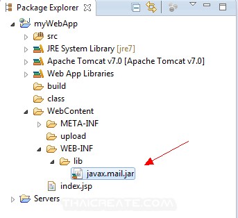 Example : JSP Send Mail (Email) using SMTP Authen (javax.mail)
