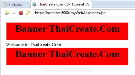 JSP and Include JSP file / Include page (Java)