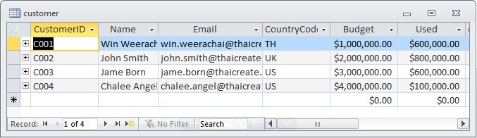 JSP and MS Access Database 