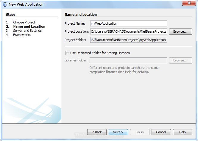 Netbeans Create JSP Run Project