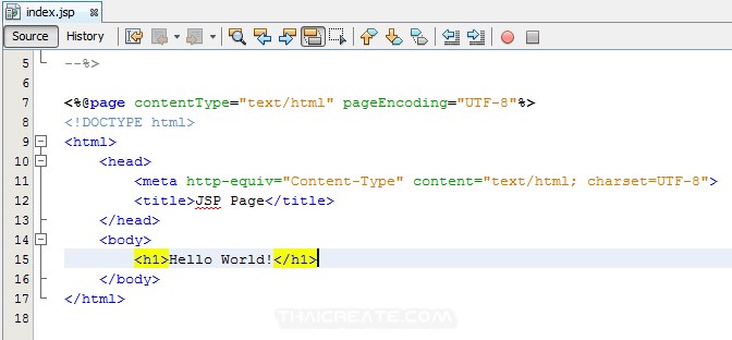 JSP and Netbeans IDE Create Web Project and Run Project