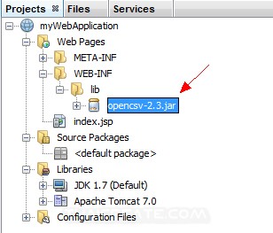 JSP and Netbeans JSP Include Adding external Jar Library JSP and Netbeans JSP Include Adding external Jar Library