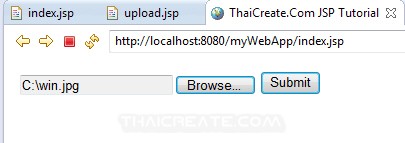 JSP Upload File Form