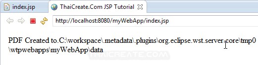 JSP and PDF (Java)