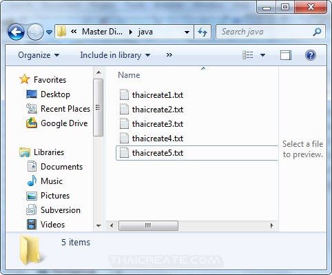 Java List file from Folder / Directory