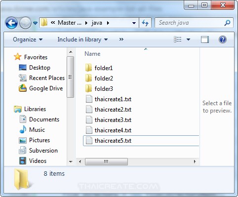 Java List file from Folder / Directory