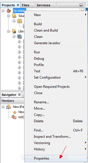 Netbeans  Add Jar Library