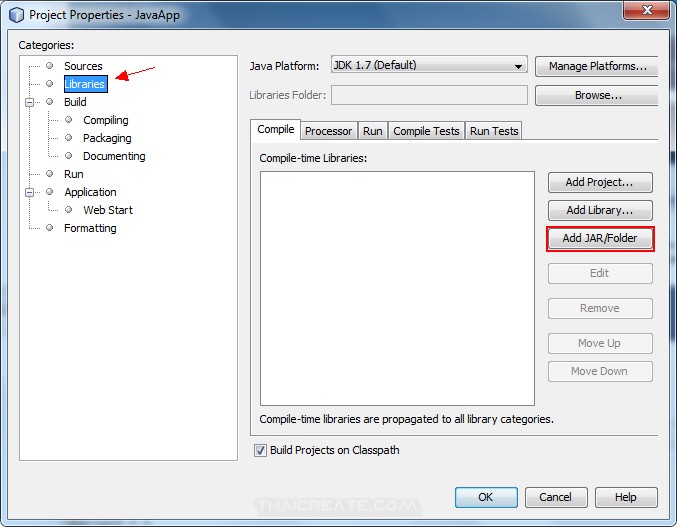 Netbeans  Add Jar Library