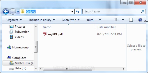 Java Create PDF and Generate PDF files (PDFBox)