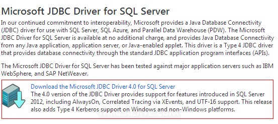 Java SQL Server