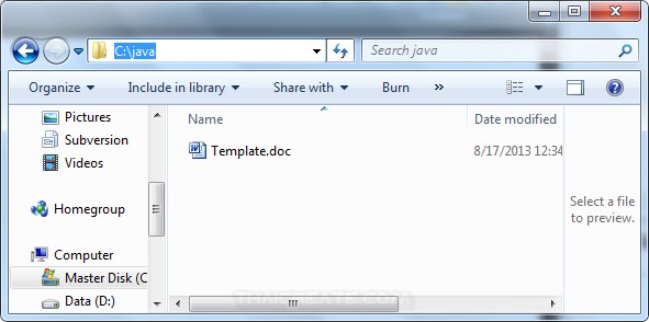 Java Word Open (Template)  and Write new Document