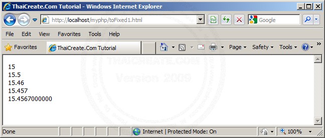 JavaScript toFixed() Formatting numbers for currency