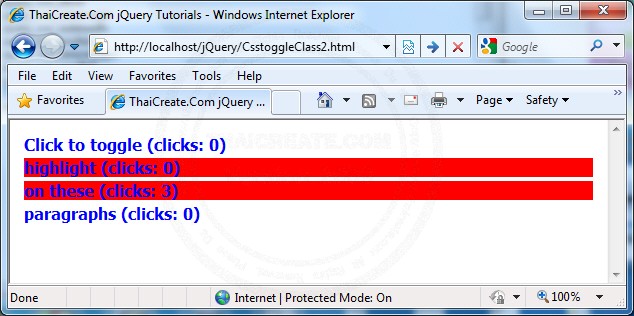.toggleClass() .toggleClass()