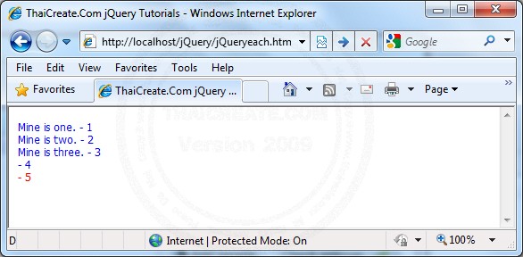 jQuery jQuery.each() jQuery jQuery.each()