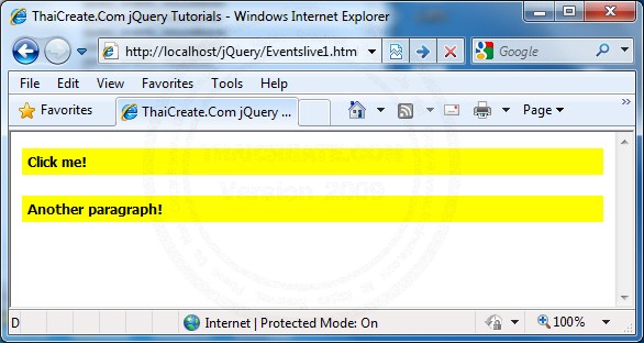 jQuery .live() jQuery .live()