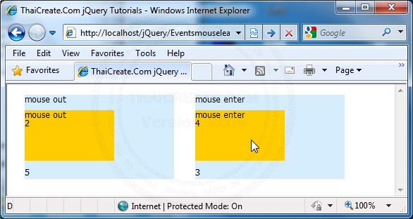 jQuery .mouseleave()
