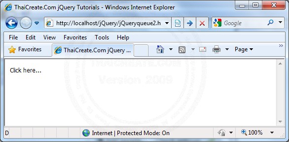 jQuery jQuery.queue() jQuery jQuery.queue()