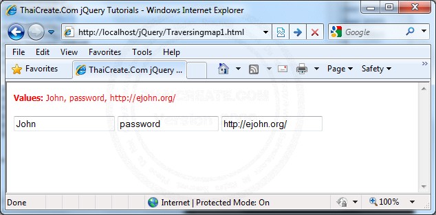 jQuery .map()