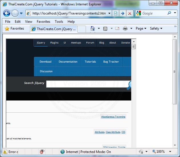 .contents() - Traversing , jQuery