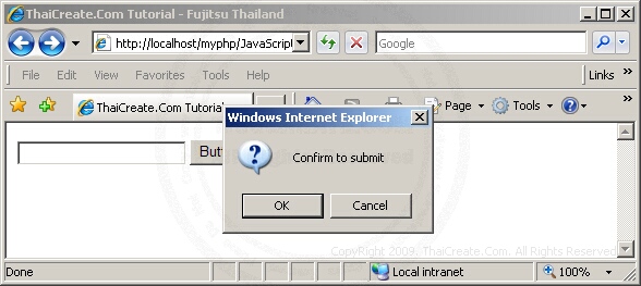 JavaScript HTML Submit Form