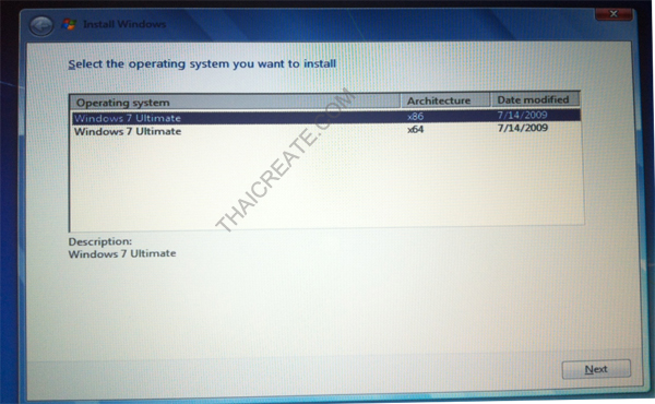 Install OS Windows Boot Camp