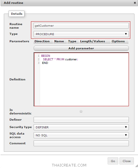 ตอนที่ 1 : รู้จักและการสร้าง Stored Procedure บน MySQL (MySQL : Stored ...