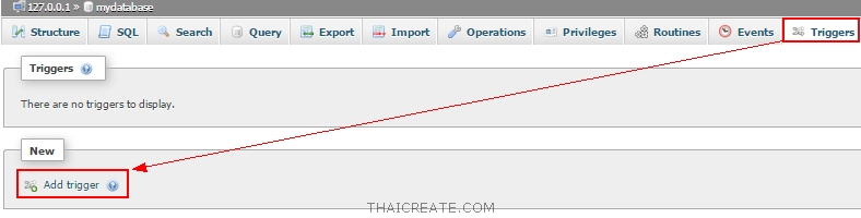 āļāļāļāļāļĩāđ 14 : āļāļēāļĢāļŠāļĢāđāļēāļ Trigger āļāļ MySQL Database (MySQL : Trigger)