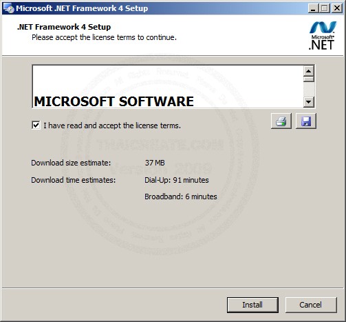 ASP.NET Install/Download .NET Framework 4.0, Silverlight
