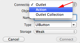 Objective-C IBOutlet and IBAction