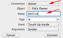 Objective-C IBOutlet and IBAction