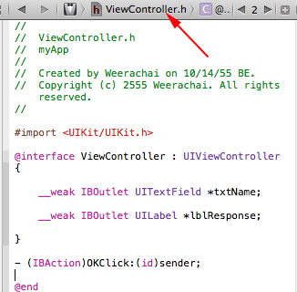 Objective-C IBOutlet and IBAction Objective-C IBOutlet and IBAction