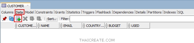 Oracle Database Create Table 