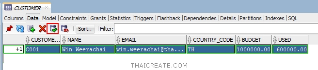 Oracle Database Create Table 