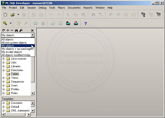 Oracle Create Table