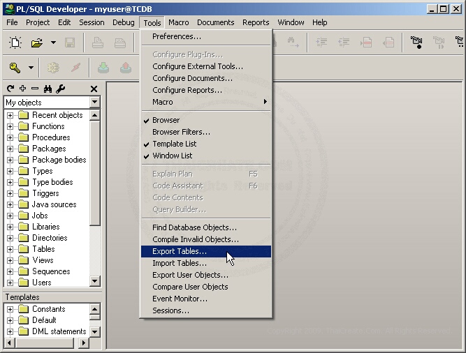 Oracle Export/Import