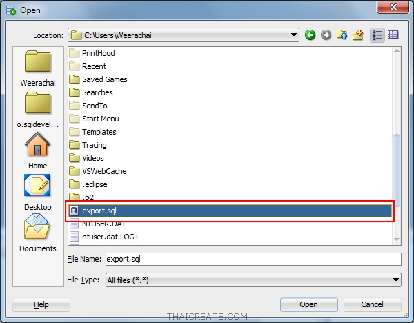 Oracle Export/Import Database