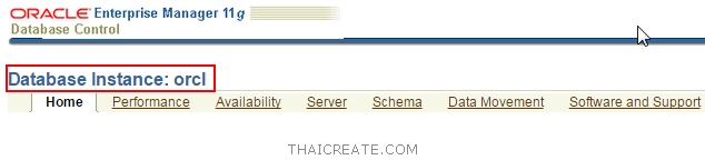 Oracle Create Database