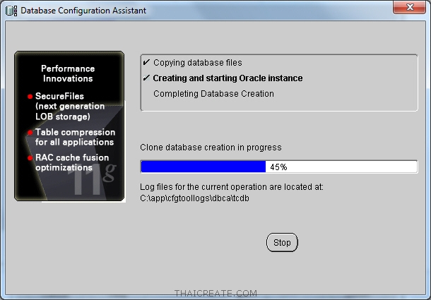 Oracle Create Database
