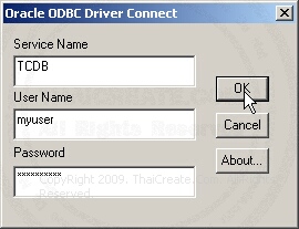Oracle Data Source (ODBC)