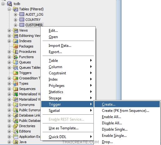 Oracle Create Trigger Example ตอนที่ 17 : การสร้าง Trigger Events บน Oracle Database (Oracle : Trigger)