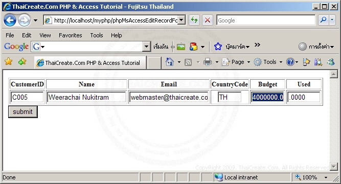 PHP & Ms Access PHP & Ms Access