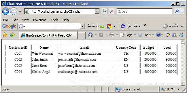 PHP & CSV